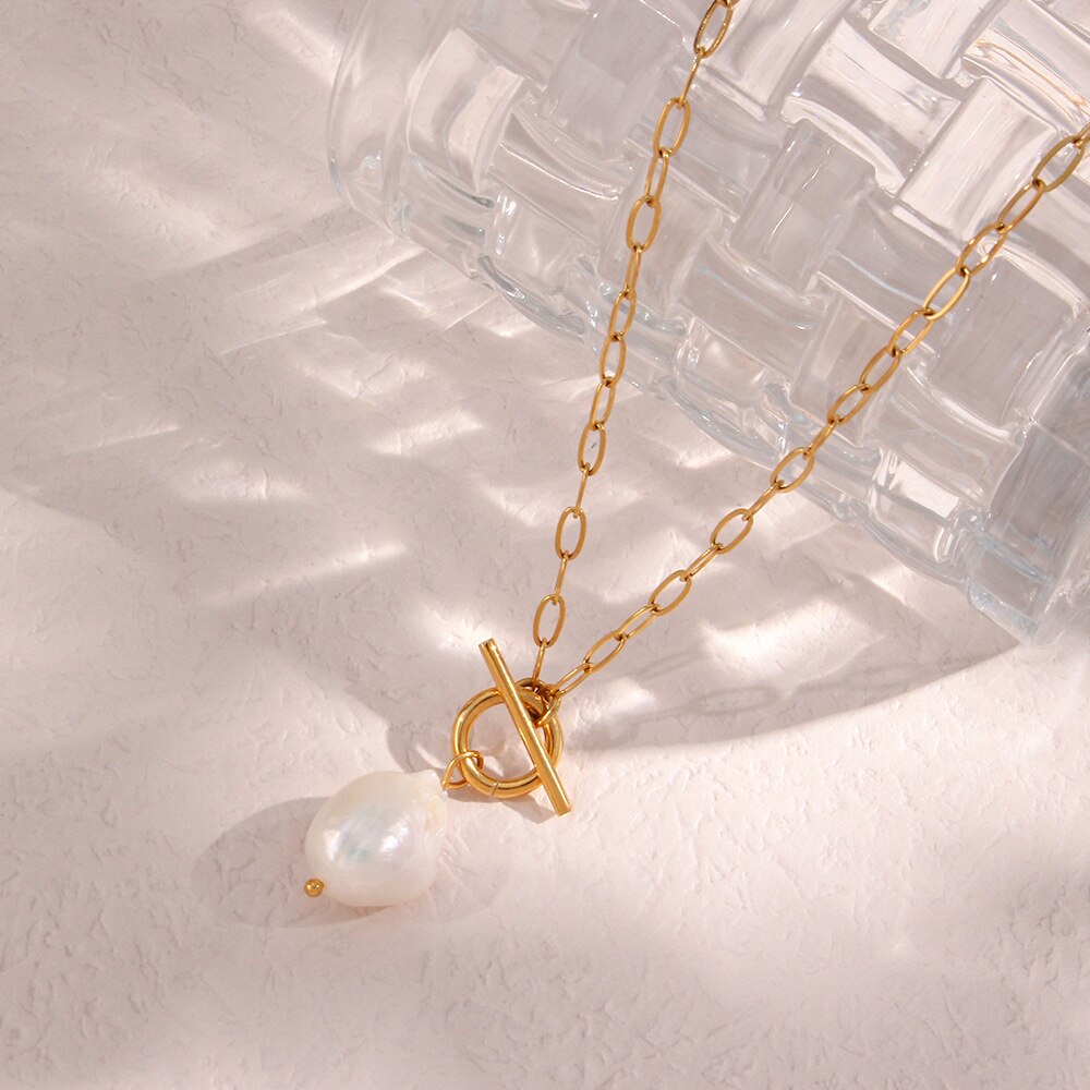 Baroque Pearl Necklace - Wrenlee