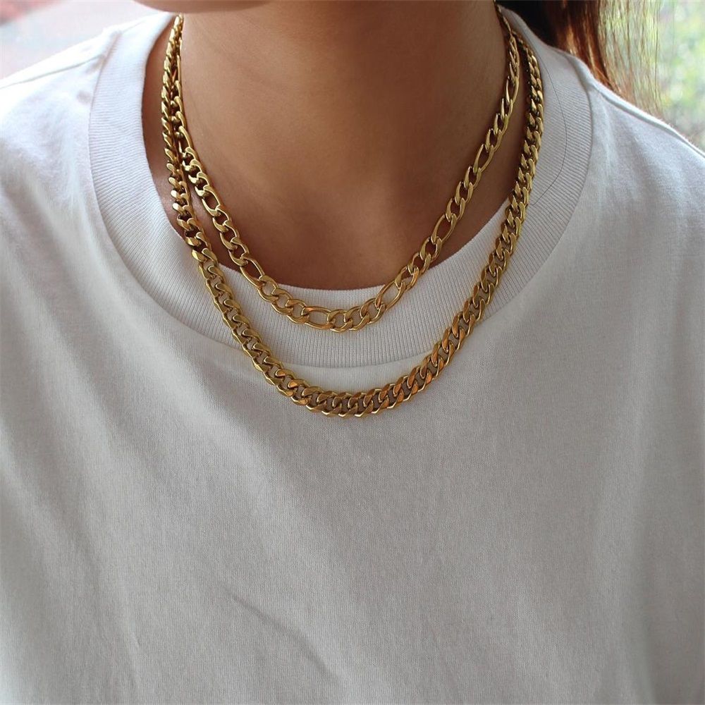 8mm Large Collar Cuban Link Chain Necklace - Wrenlee