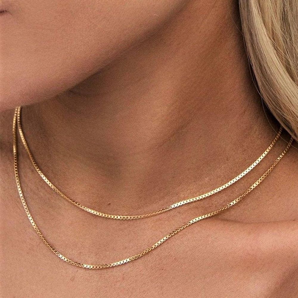 Box Chain Necklaces - Wrenlee