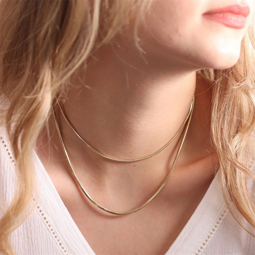 Snake Chain Necklace - Wrenlee