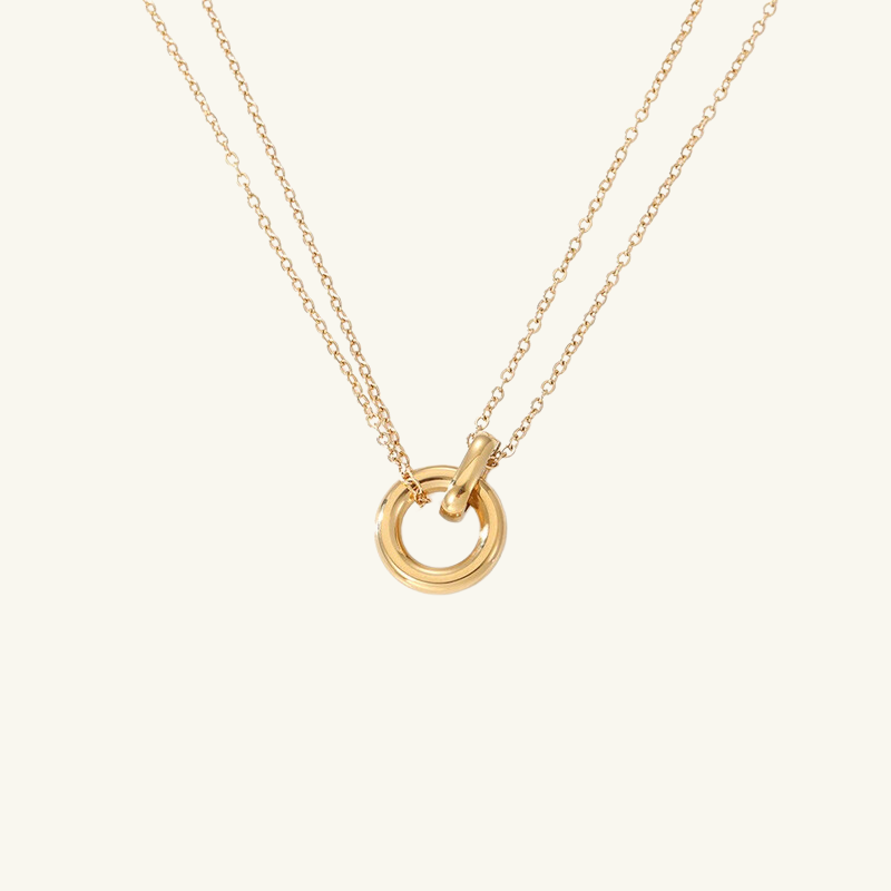 Interlocking Infinity Necklace - Wrenlee