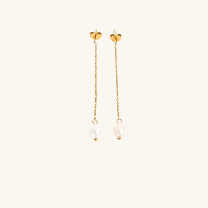 Tear Drop Boutique Pearl Earrings - Wrenlee