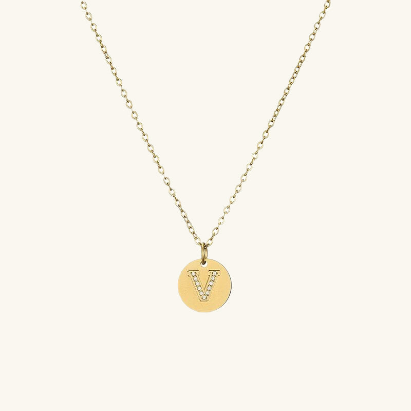 Amélie Initial O-Chain Necklace