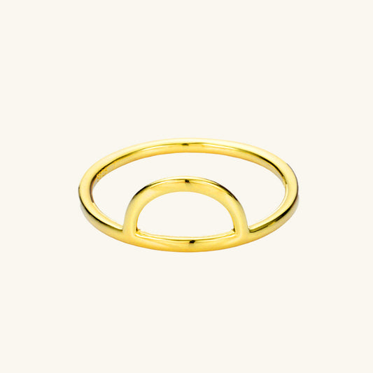 Sunny Half Circle Ring