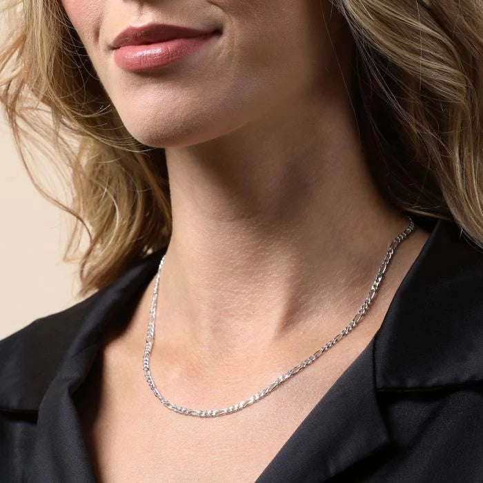 Minimal Figaro Chain Necklace - Wrenlee