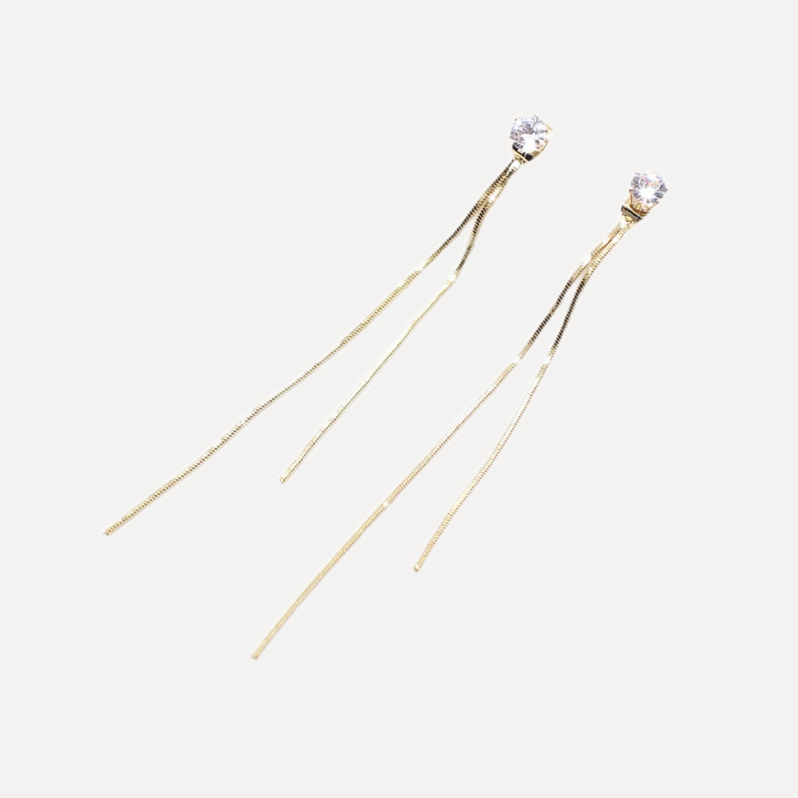 Crystal Tassel Earrings - Wrenlee
