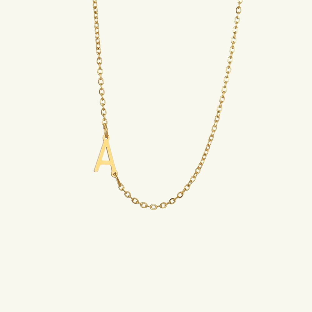 Amaiya Single-Letter Necklace