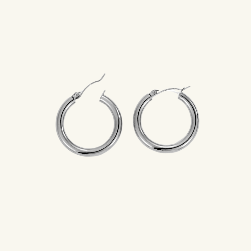 Chunky Hoop Earrings - Wrenlee