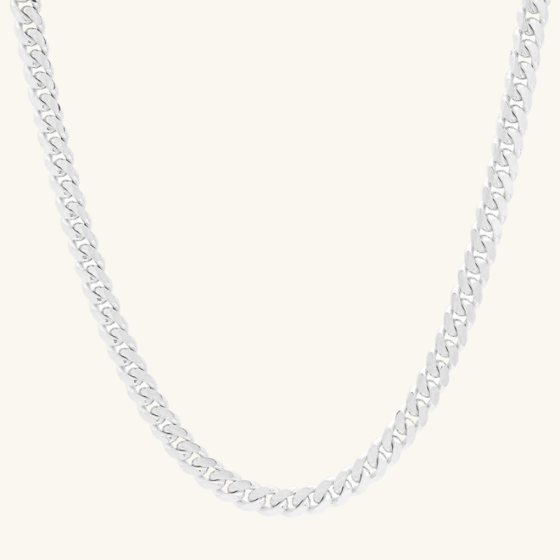 Width 6mm Cuban Link Chain - Wrenlee