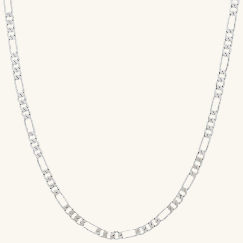 Minimal Figaro Chain Necklace - Wrenlee