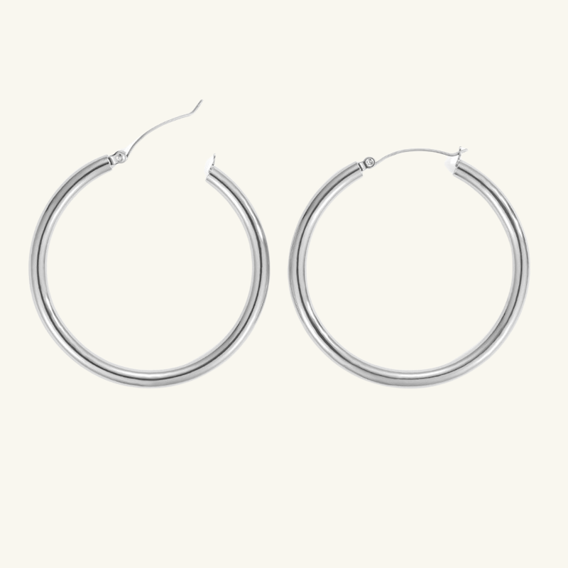 Chunky Hoop Earrings - Wrenlee