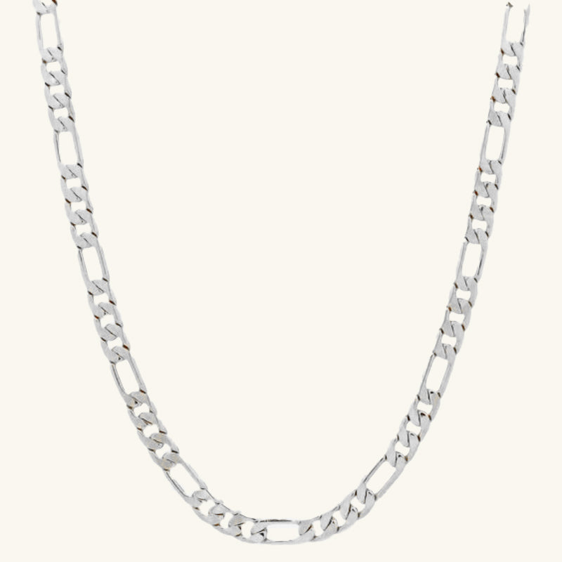 Minimal Figaro Chain Necklace - Wrenlee