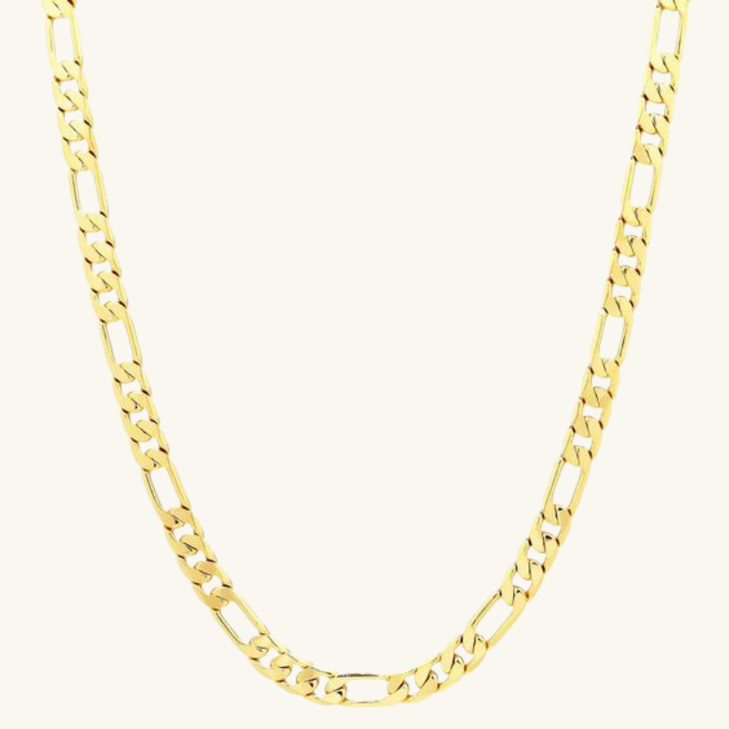 Minimal Figaro Chain Necklace - Wrenlee