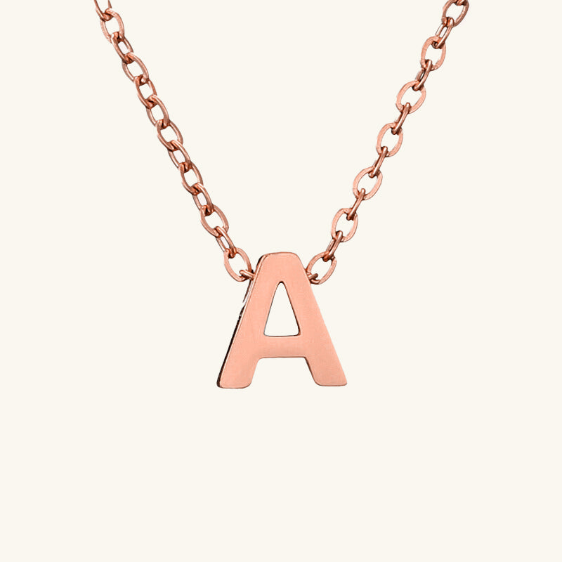 Single Letter Necklace - Wrenlee