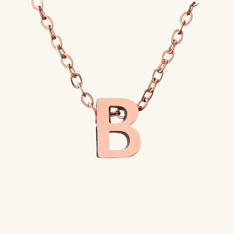 Single Letter Necklace - Wrenlee