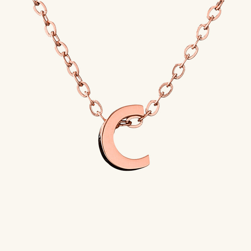 Single Letter Necklace - Wrenlee