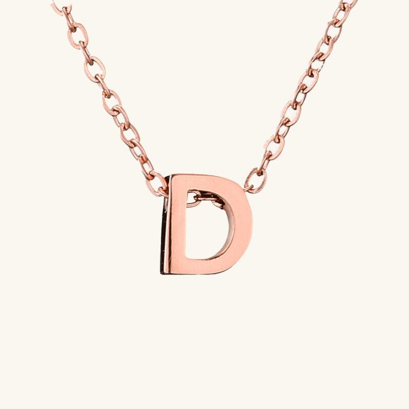 Single Letter Necklace - Wrenlee