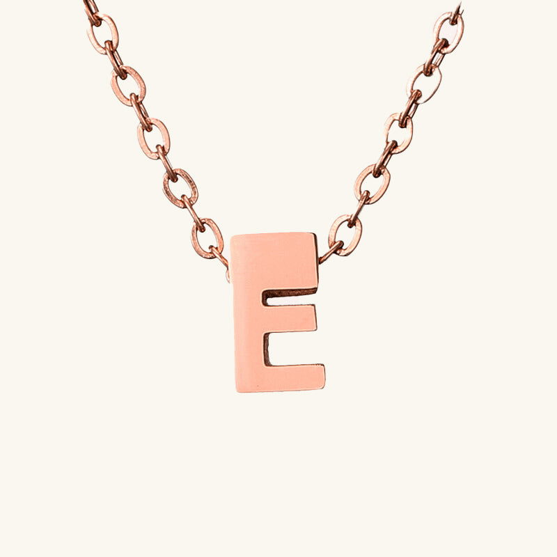 Single Letter Necklace - Wrenlee