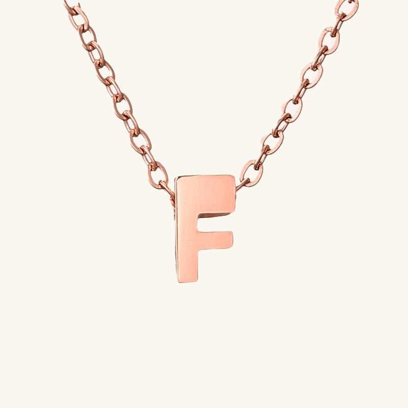 Single Letter Necklace - Wrenlee