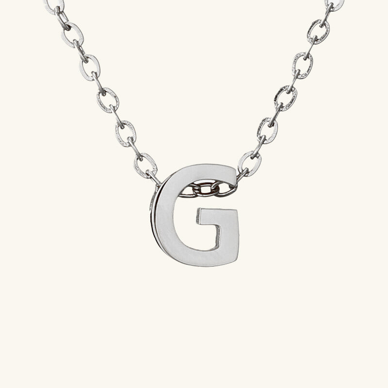 Single Letter Necklace - Wrenlee