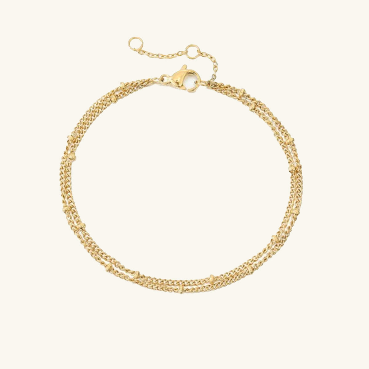 Multilayer Classic Bead Chain Bracelet - Wrenlee