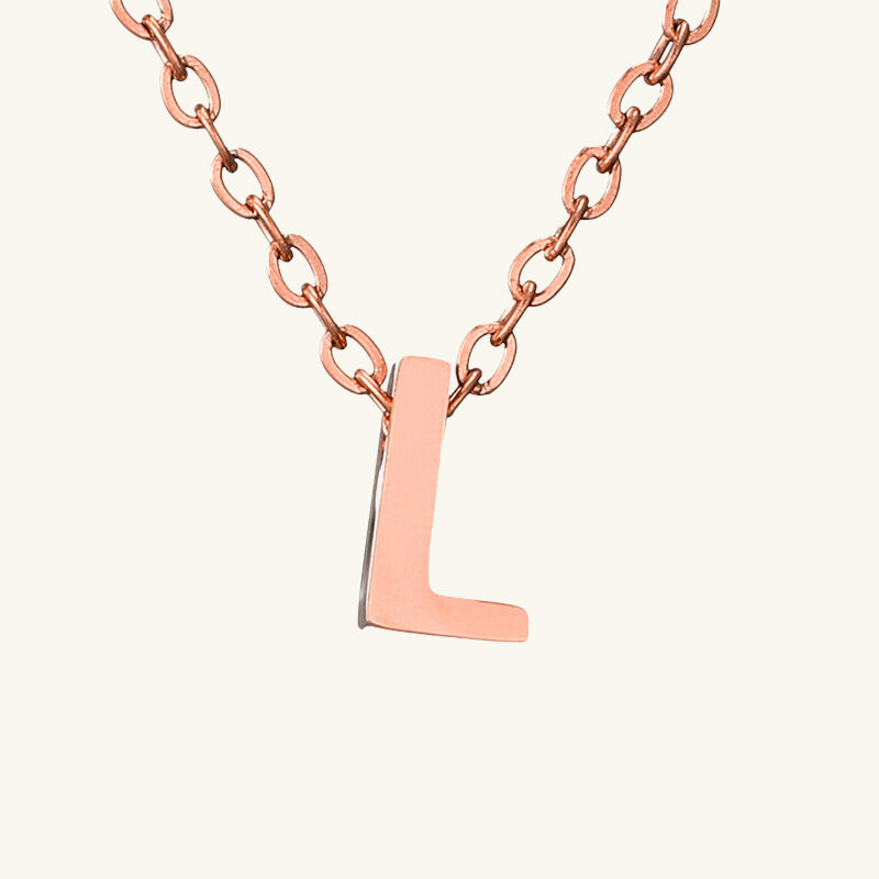 Single Letter Necklace - Wrenlee