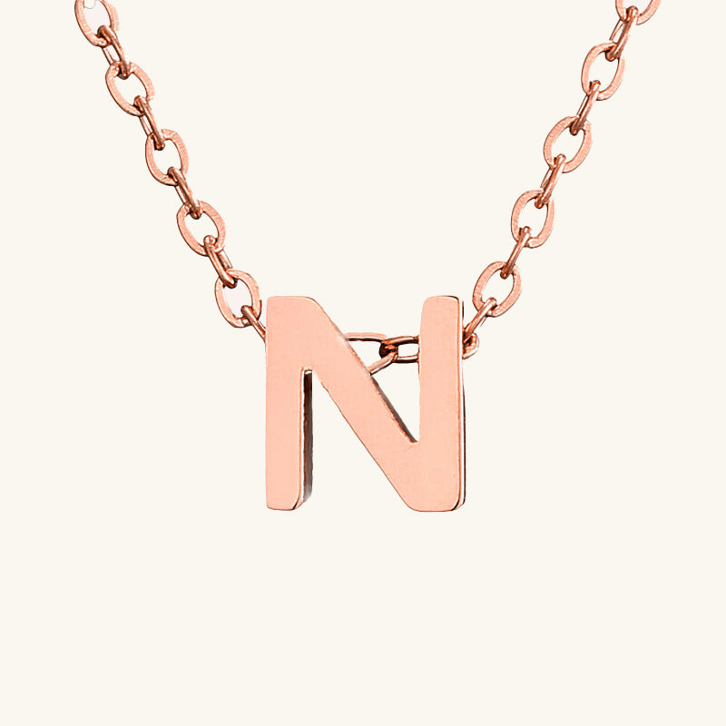 Single Letter Necklace - Wrenlee