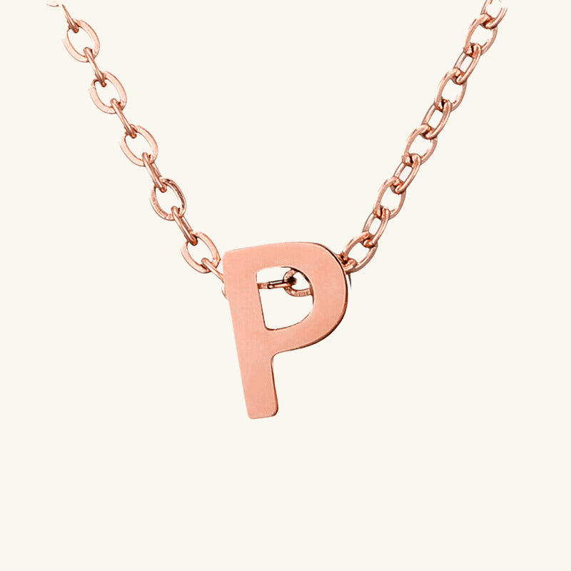 Single Letter Necklace - Wrenlee