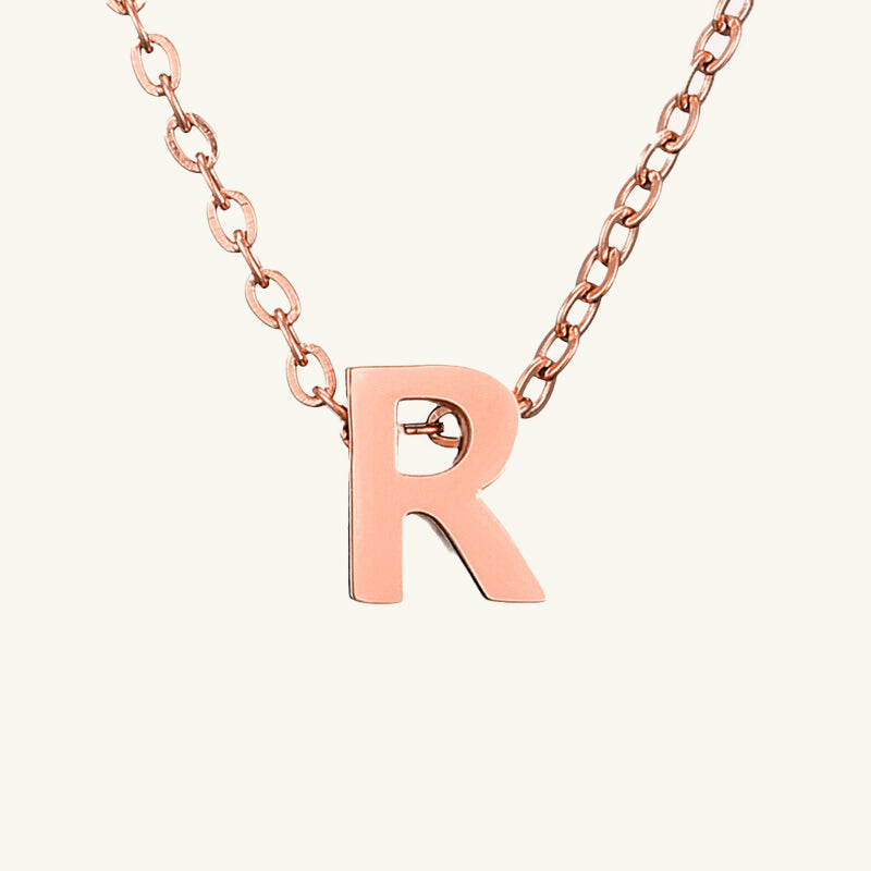 Single Letter Necklace - Wrenlee