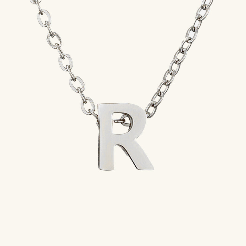 Single Letter Necklace - Wrenlee