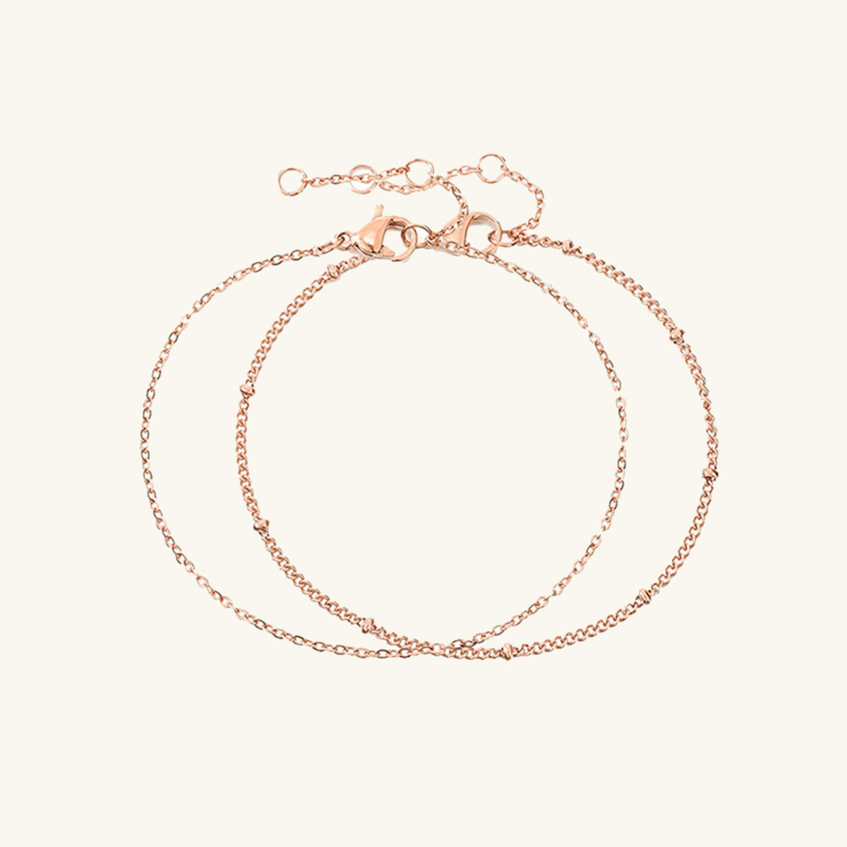 Double-Layered Ball Chain Bracelet - Wrenlee