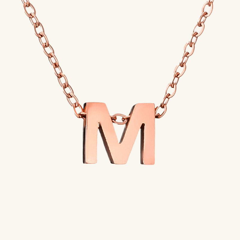 Single Letter Necklace - Wrenlee