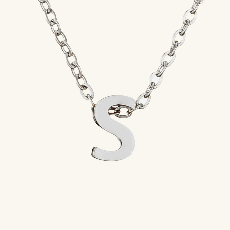 Single Letter Necklace - Wrenlee