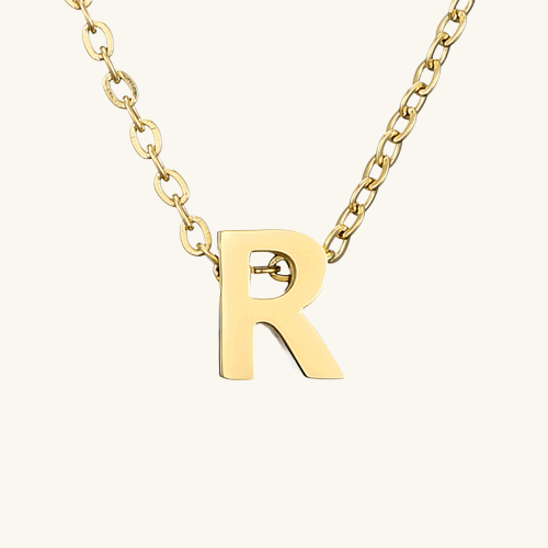 Single Letter Necklace - Wrenlee