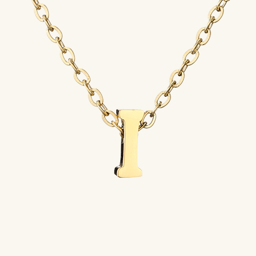 Single Letter Necklace - Wrenlee