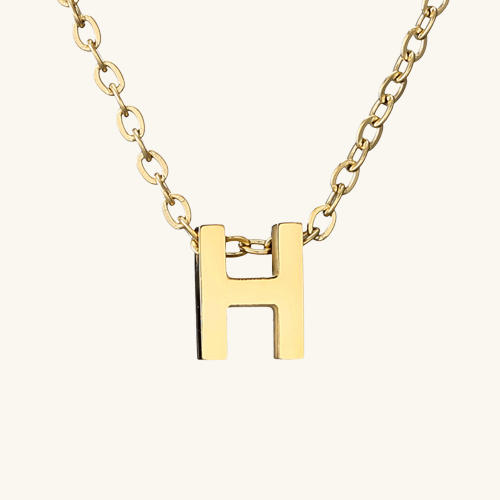 Single Letter Necklace - Wrenlee