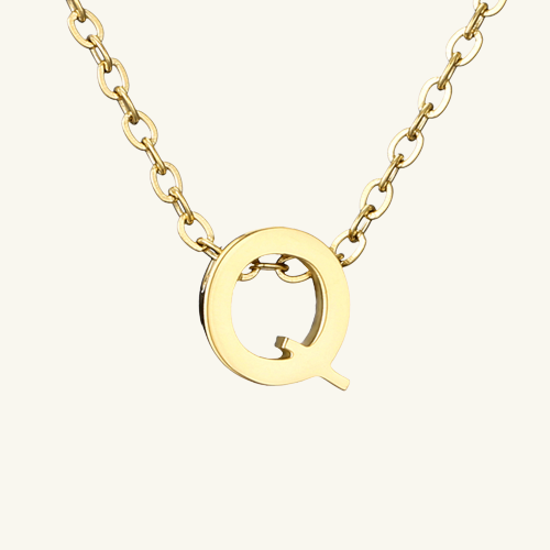 Single Letter Necklace - Wrenlee