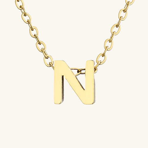 Single Letter Necklace - Wrenlee