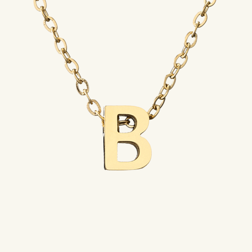 Single Letter Necklace - Wrenlee