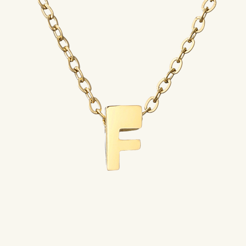 Single Letter Necklace - Wrenlee