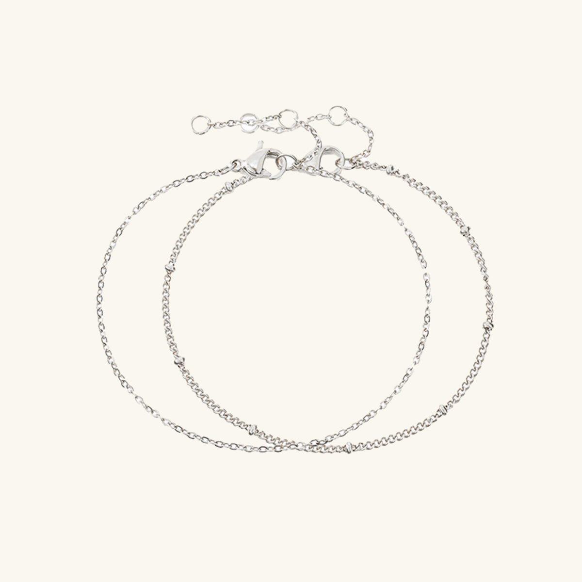 Double-Layered Ball Chain Bracelet - Wrenlee