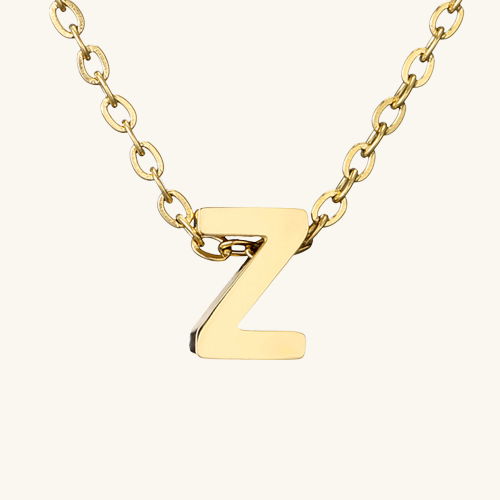 Single Letter Necklace - Wrenlee