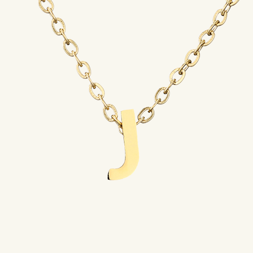 Single Letter Necklace - Wrenlee