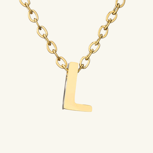 Single Letter Necklace - Wrenlee