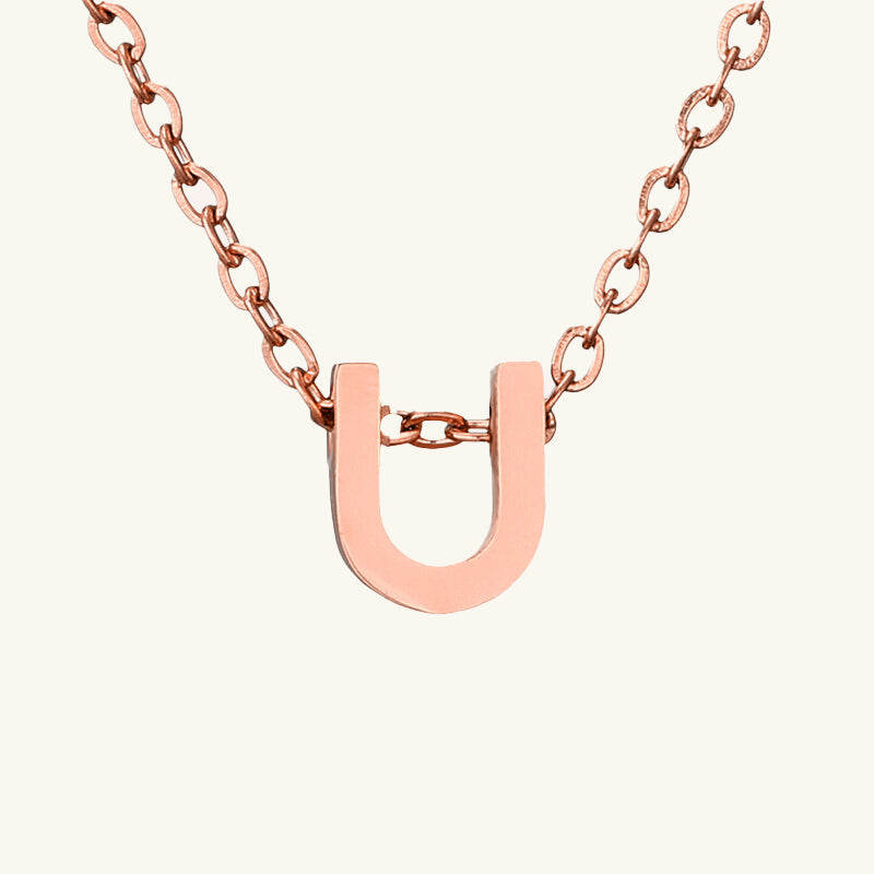 Single Letter Necklace - Wrenlee