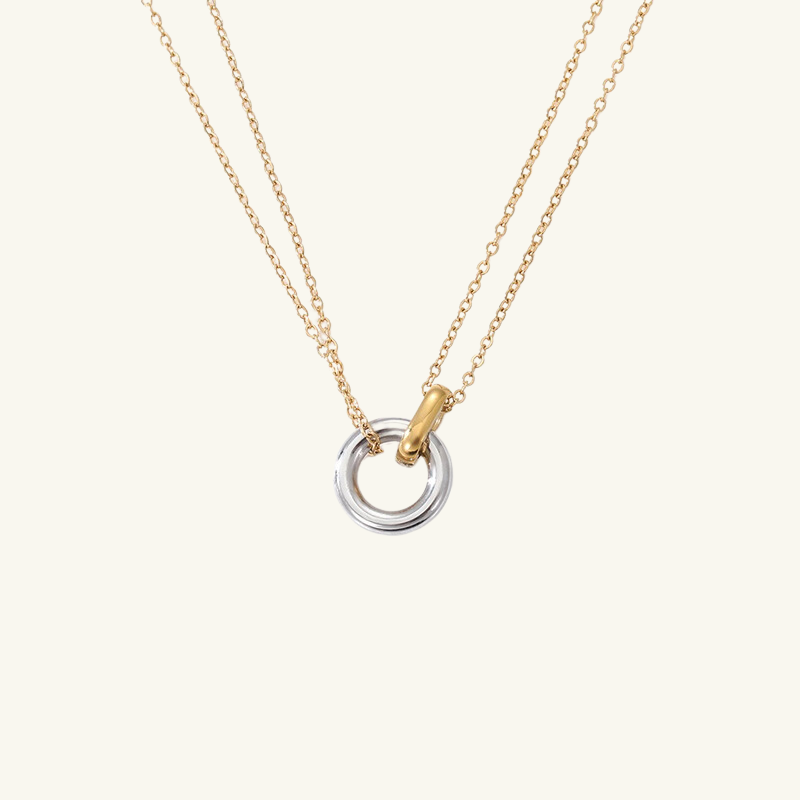 Interlocking Infinity Necklace - Wrenlee