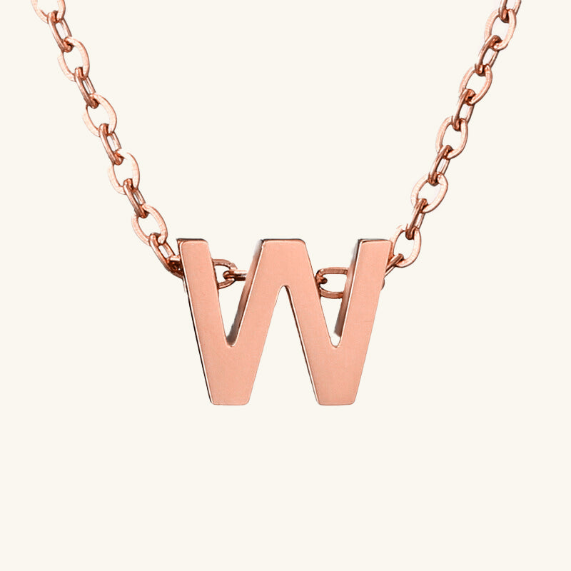 Single Letter Necklace - Wrenlee