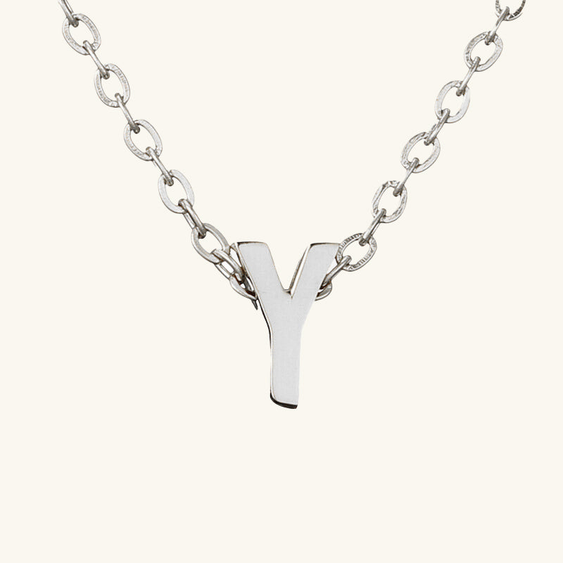 Single Letter Necklace - Wrenlee