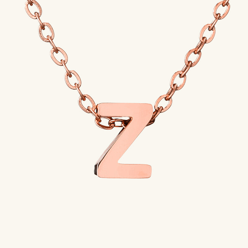 Single Letter Necklace - Wrenlee