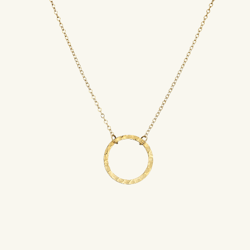 Circle Pendant Necklace - Wrenlee